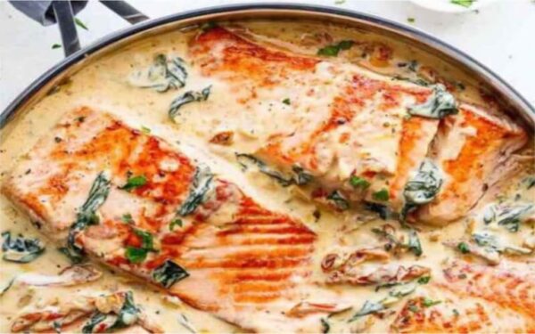 Saumon beurre ail: plat simple et sain