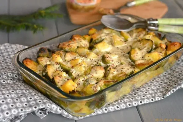 Sauté de Choux de Bruxelles et Pommes de Terre