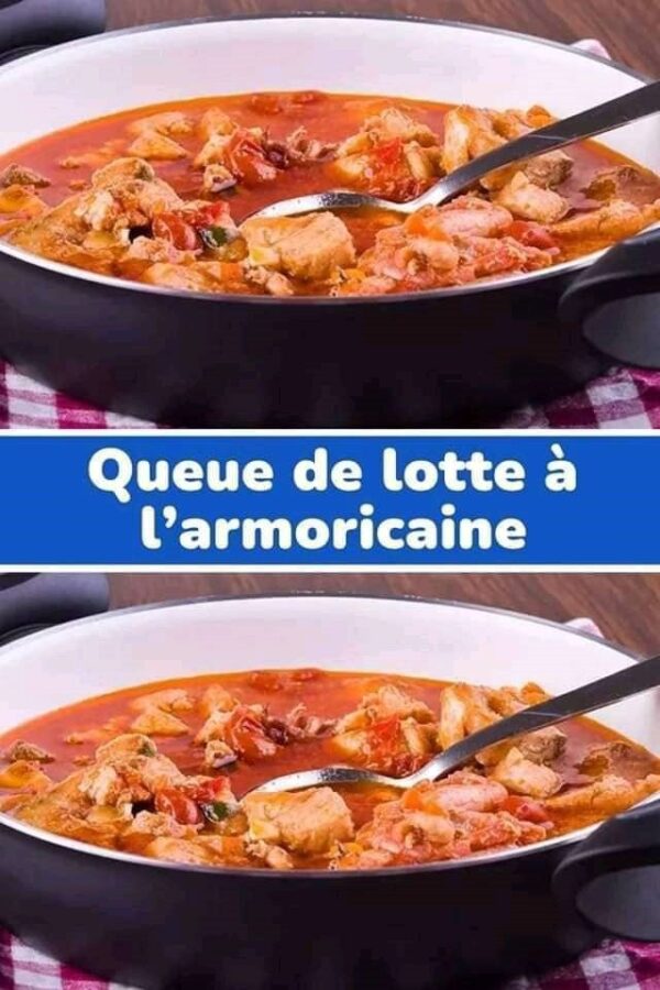 Savourez la délicieuse recette de Queue de lotte à l’Armoricaine – Un festin marin à ne pas manquer