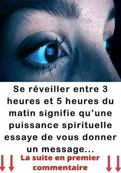 Se réveiller entre 3 heures et 5 heures du matin signifie qu’une puissance spirituelle essaye de vous donner un message