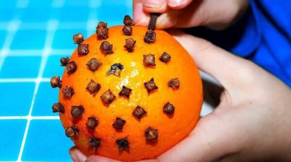 Si vous avez un problème courant dans votre maison : Mettez des clous de girofle dans une orange pourrait être une solution utile.