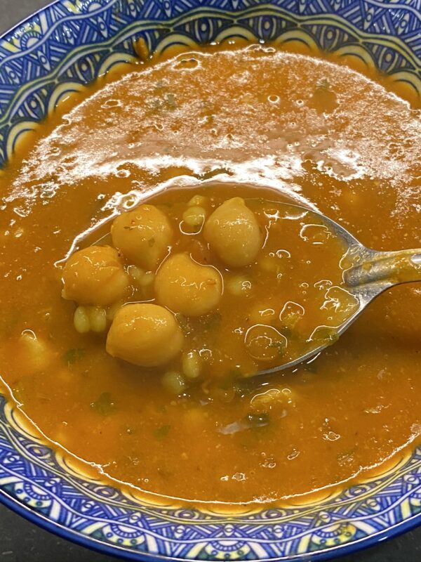 Soupe au pois chiches