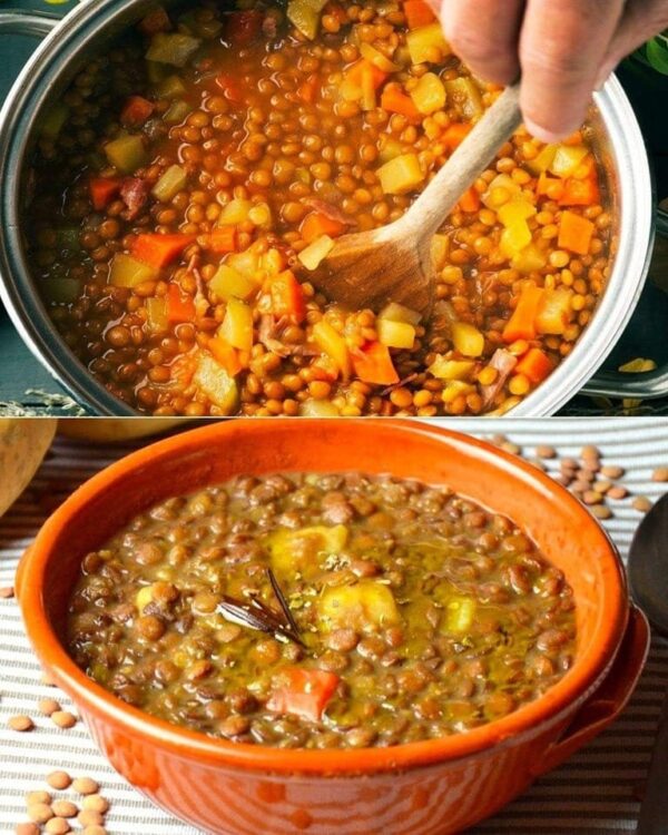 Soupe de lentilles et pommes de terre : la recette d’un plat chaud et nutritif