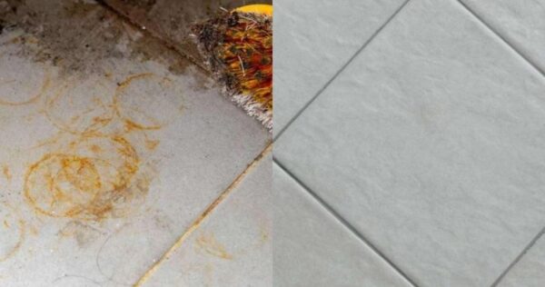 Taches de rouille sur le balcon, comment les enlever : 1 goutte et vous avez résolu le problème