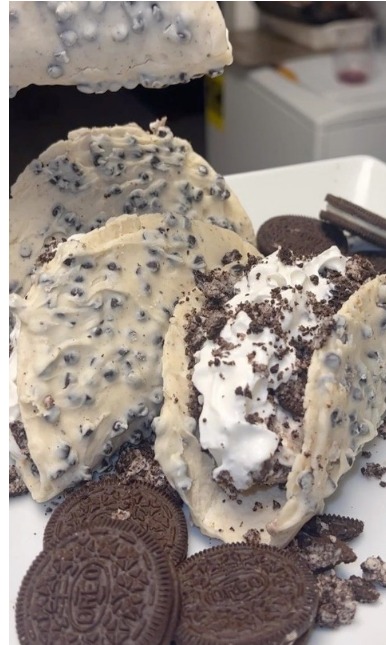 Tacos au gâteau au fromage Oreo