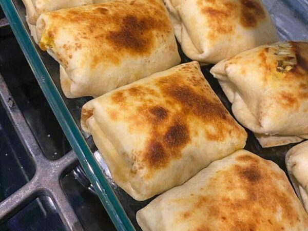 Tacos de poche au fromage chargés