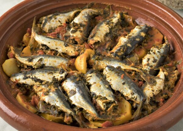 Tagine marocain de sardines