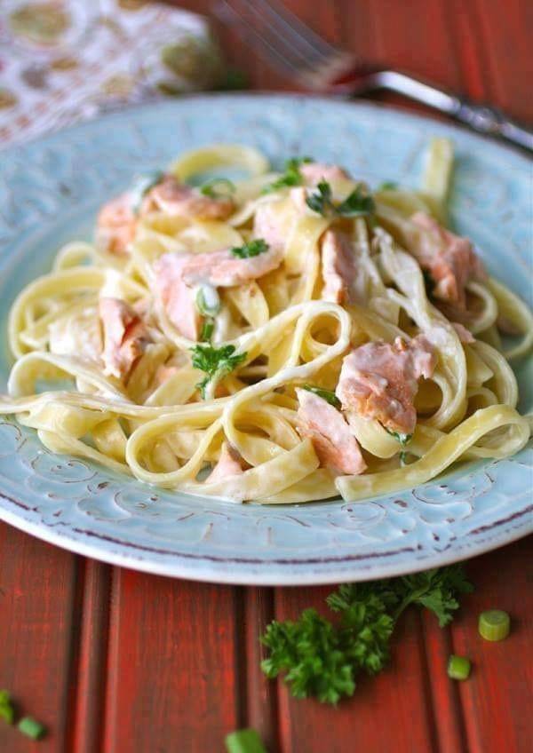 Tagliatelles au saumon frais