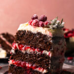 Tarte au Chocolat et aux Canneberges depuis recettemoderne.com