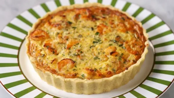 Tarte aux Crevettes Facile : Recette Express