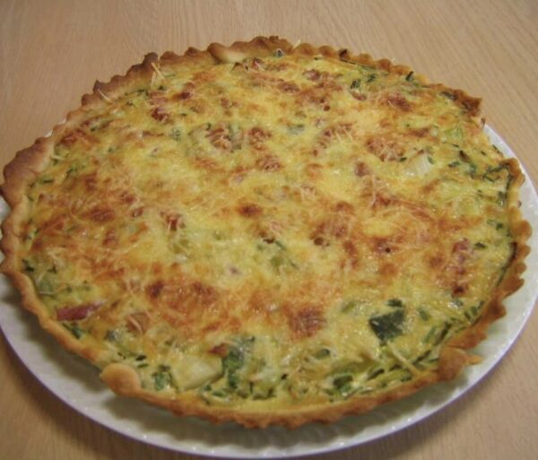 Tarte aux Poireaux, Thon et Moutarde