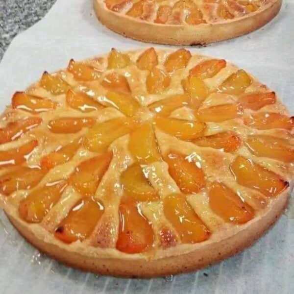 Tarte aux abricots et à la crème