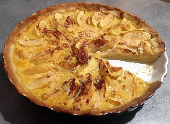 Tarte aux pommes alsacienne