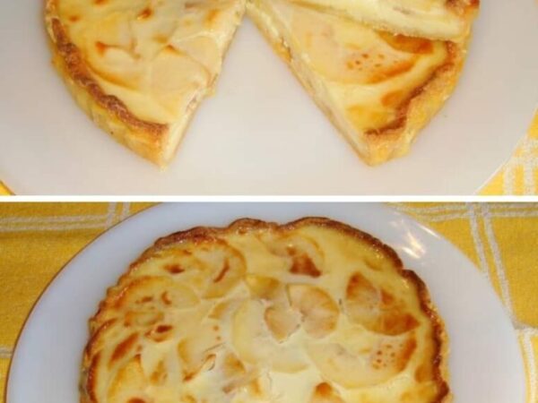 Tarte aux pommes succulente façon quiche
