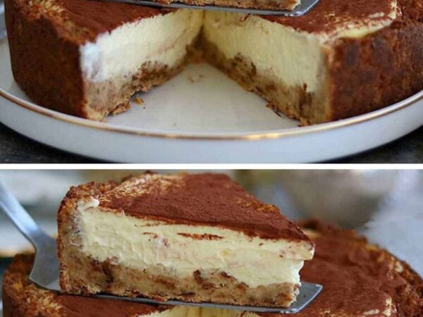 Tarte pandoro à la crème façon tiramisu
