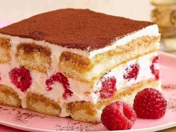 Tiramisu aux framboises