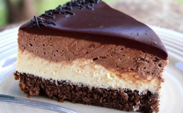 Trois couches : le dessert crémeux et délicieux