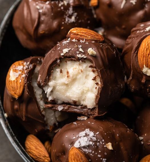 Truffes à l’amande et à la noix de coco