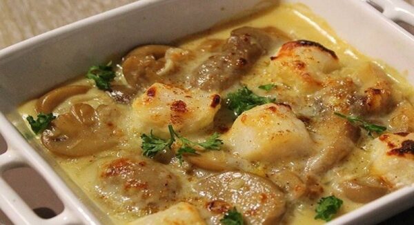 Un Bon Gratin de noix de Saint-Jacques