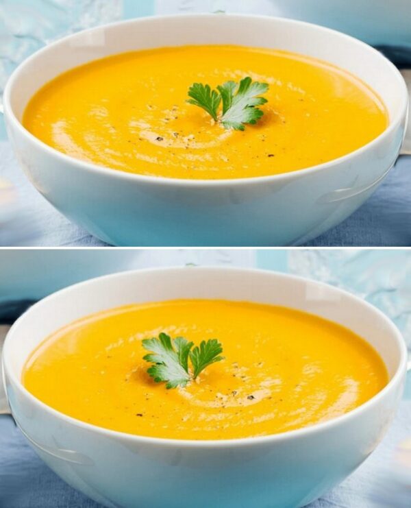 Velouté de carottes à la Vache qui rit