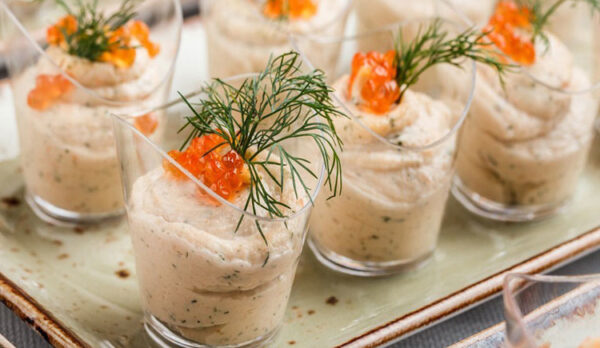 Verrines aux duo de Saumon