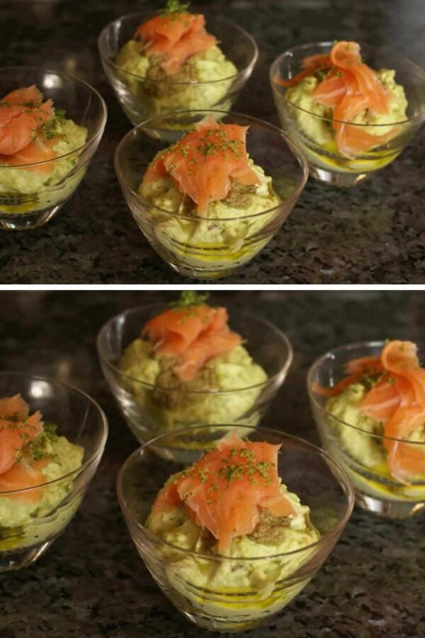 Verrines d’avocat et saumon fumé faciles à réaliser
