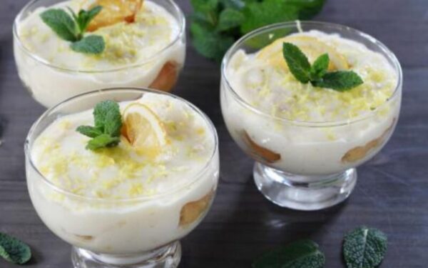 Verrines de Tiramisu au citron