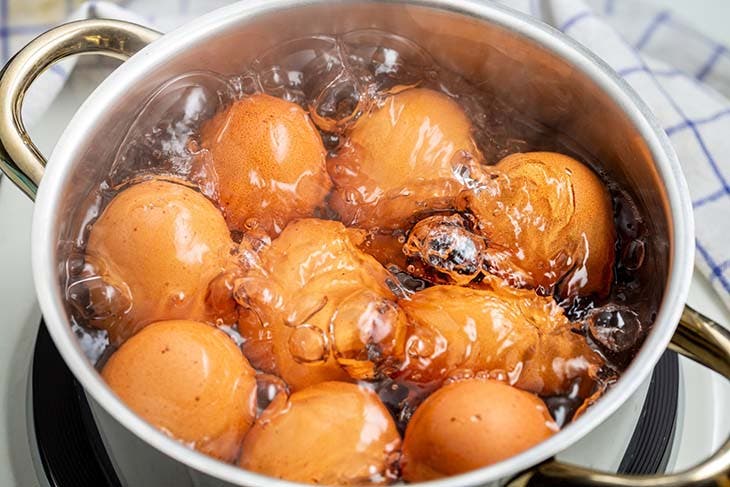 Eau de cuisson d’œufs durs – source : spm