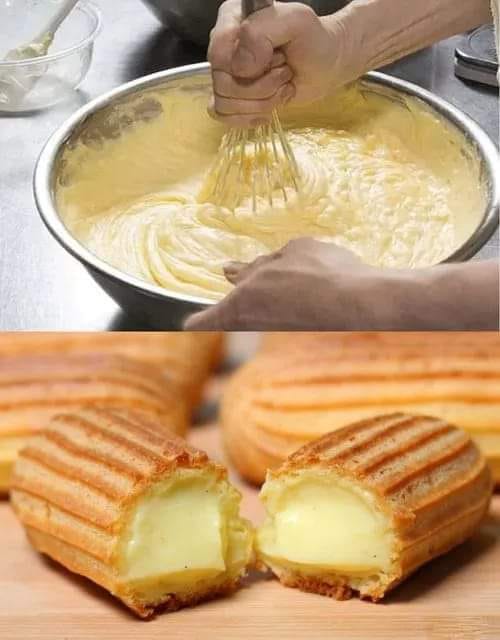 Éclairs à la crème pâtissière