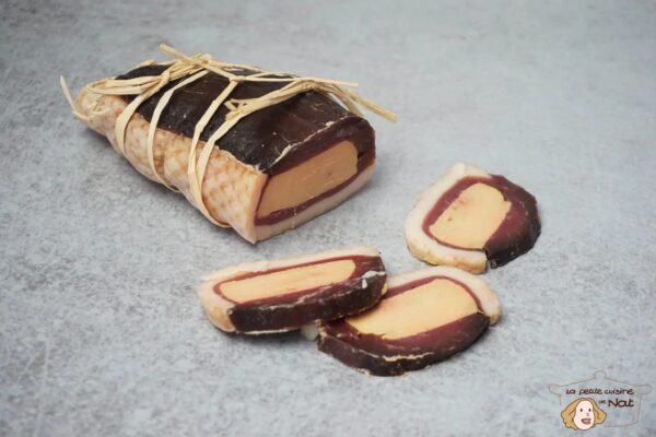 magret séché au foie gras