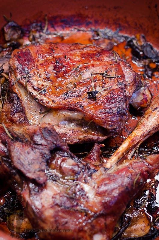 Épaule d’agneau confite