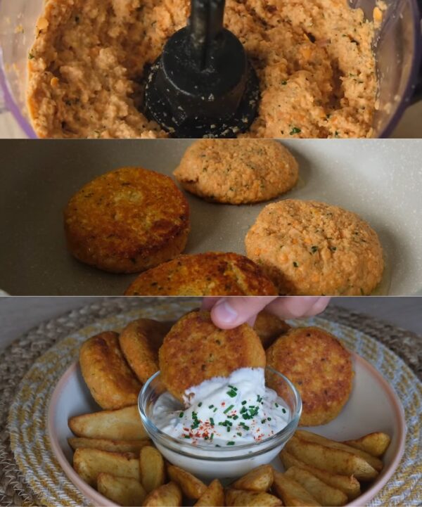 Ces galettes de lentilles sont meilleures que la viande ! Recette de galettes facile ! [Végétalien]