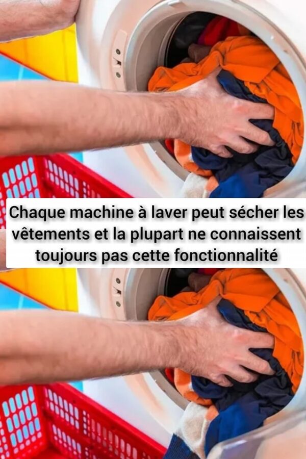 Chaque machine à laver peut sécher les vêtements et la plupart ne connaissent toujours pas cette fonctionnalité