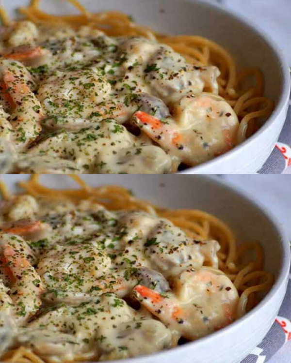 Exquis spaghetti aux crevettes à la sauce : une recette à s’en lécher les lèvres