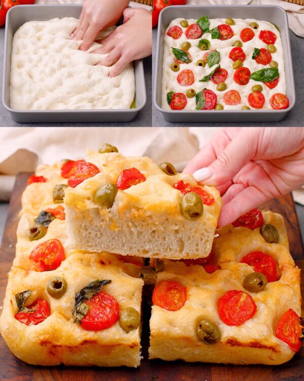 Focaccia aux tomates : si moelleuse et facile à réaliser