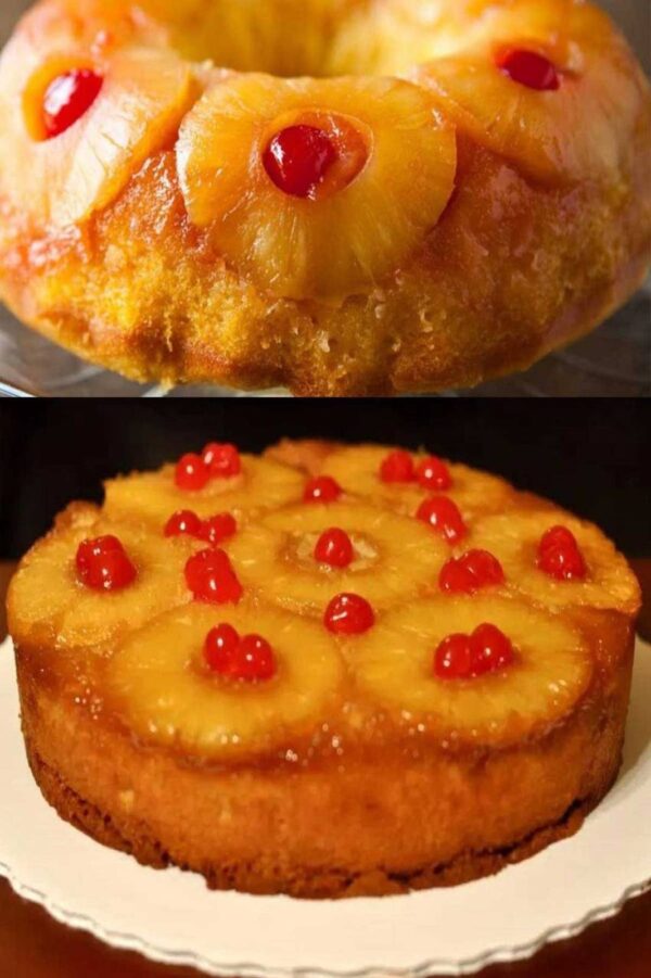 Gâteau Renversé à l’Ananas : Une Douceur Réconfortante Sans Sucre