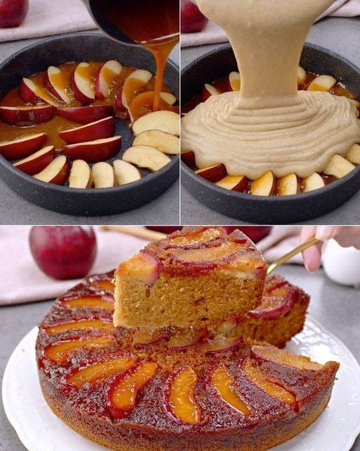 Gâteau aux Pommes Renversé