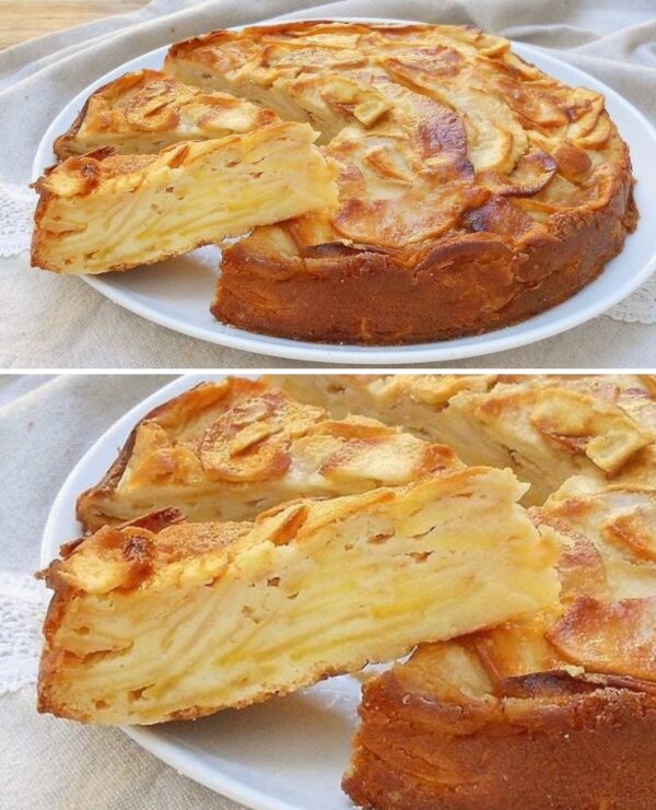 Gâteau aux pommes invisible Cyril Lignac