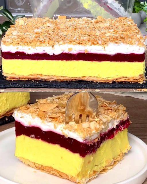 Millefeuille à la crème : le beau dessert qui met l’eau à la bouche à essayer