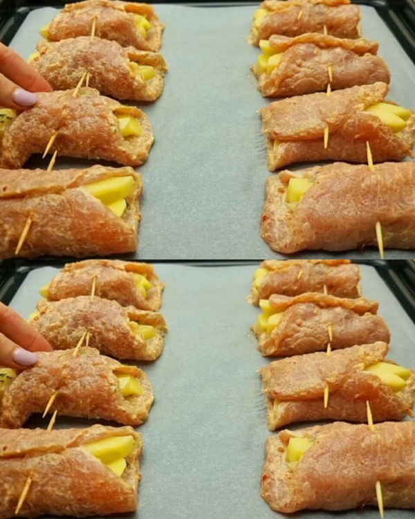 Rouleaux de viande farcis aux pommes de terre : un dîner simple et délicieux