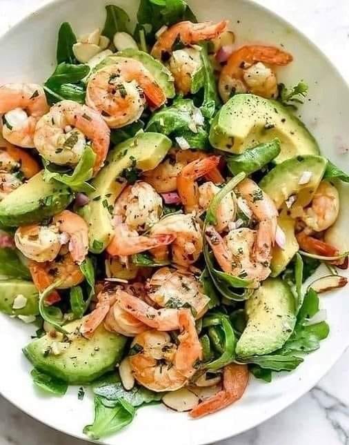 Salade avocat crevette