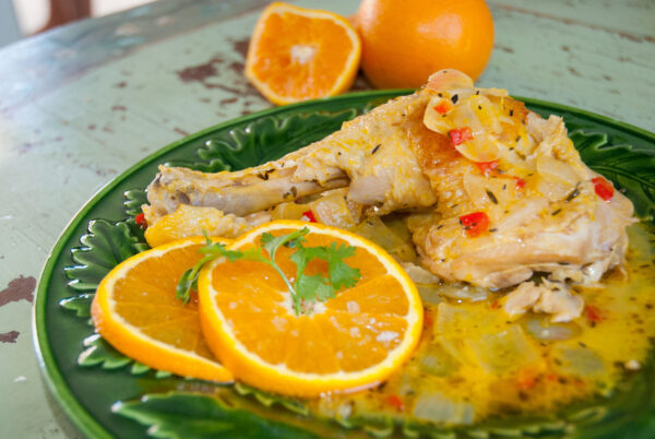 Poulet orange fait maison