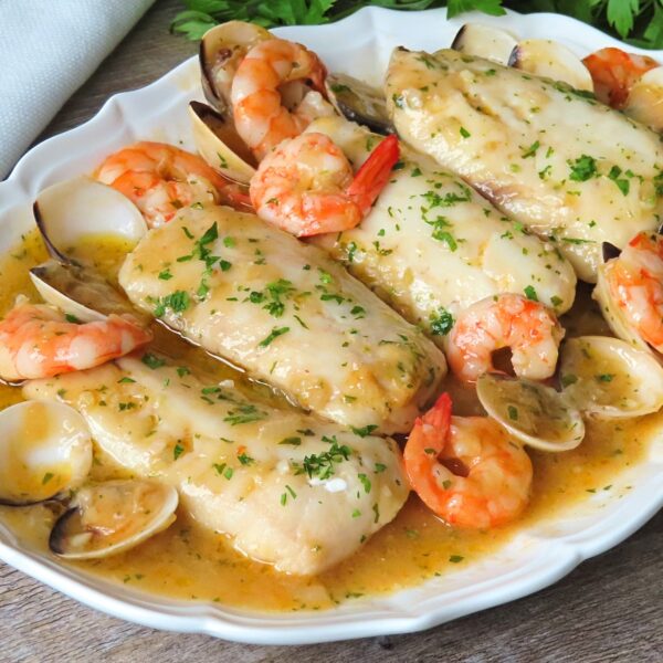 Merluza en sauce marine