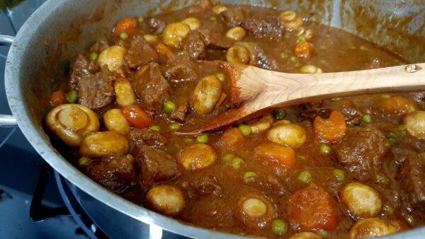 Ragoût de boeuf et champignons