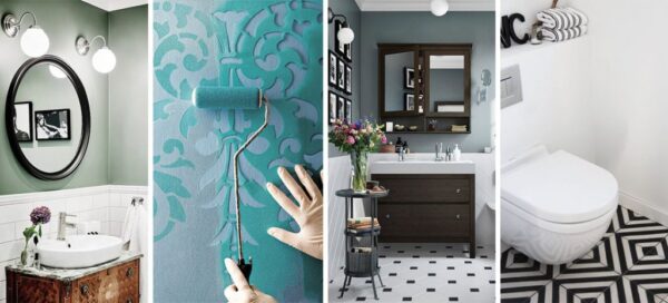 10 Ideas to paint your bathroom and make it look more spacious
