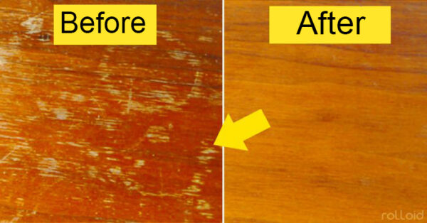 3 Tricks to remove scratches and bumps on wooden furniture (zero varnish)