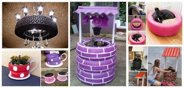 5 Crafts – Recycle Car Tires