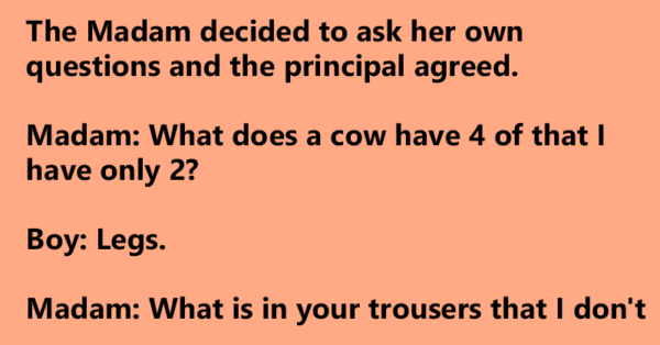 A Female Class Teacher Was Having A Problem With A Boy In Her 3rd Grade Class