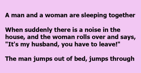 A man and a woman are sleeping together