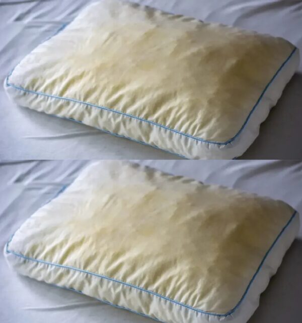 A trick to clean your yellowed pillows and make them snow white
